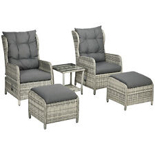Outsunny recliner rattan for sale  Ireland