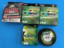 Línea de pesca trenzada verde musgo 5 carretes abiertos Power Pro Spectra-20-30-40 lb segunda mano  Embacar hacia Argentina