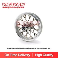 VITAVON MX Roda de Raio de Bicicleta CNC Alumínio Roda de Raio Traseira Para Losi Promoto MX Bike comprar usado  Enviando para Brazil