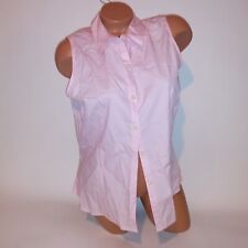 Usado, Regata Crazy Horse feminina tamanho 12 rosa sólida sem mangas botão para cima comprar usado  Enviando para Brazil