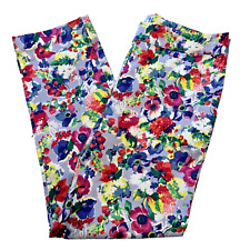 Calça de tornozelo Janie and Jack feminina tamanho 10 estampa floral brilhante elástica comprar usado  Enviando para Brazil