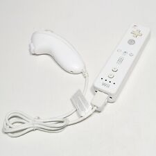 Original Nintendo Wii Controller REMOTE mit NUNCHUK weiß Wiimote Fernbedienung , usado comprar usado  Enviando para Brazil