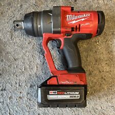 Milwaukee 2867-20 M18 FUEL 18V 1 Inch High Torque Impact Wrench 6.0ah Battery for sale  Shipping to South Africa