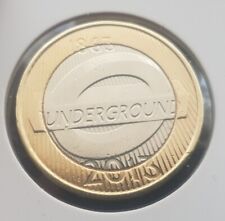 underground 2 pound coin for sale  NOTTINGHAM
