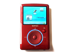 SanDisk Sansa Fuze 8GB FM/MP3 Player w/microSD slot + New Firmware Red for sale  Shipping to South Africa