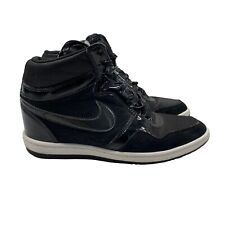 Usado, Zapatos de cuña ocultos Nike Air Force Sky High para mujer talla 8,5 EE. UU. negros 629746-001 segunda mano  Embacar hacia Argentina