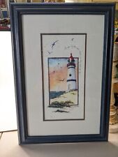 Vintage framed lighthouse for sale  Rockmart