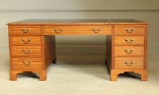 A LARGE EARLY 20TH CENTURY MAHOGANY PARTNERS DESK for sale  Shipping to South Africa