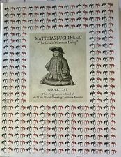 Usado, Matthias Buchinger: The Greatest German Living: By Ricky Jay tapa dura 1ª edición segunda mano  Embacar hacia Argentina