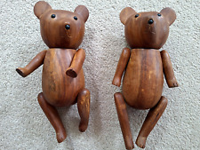 Vintage wooden teddy for sale  CAMBORNE