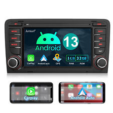 Do AUDI A3 8P 2003-2012 Android 13.0 Radio samochodowe GPS Nawigacja WIFI 1+32GB USB CARPLAY, używany na sprzedaż  Wysyłka do Poland