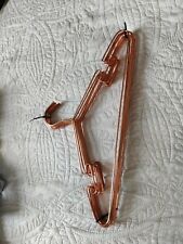 CLOTHES HANGERS PACK OF 10 ROSE GOLD COPPER *~*LIMITED EDITION for sale  Shipping to South Africa