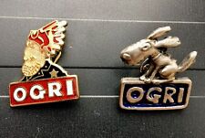 Ogri pin badges for sale  Shipping to Ireland