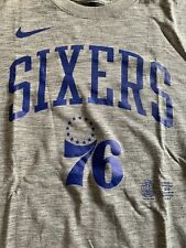 Camisa para hombre Nike NBA Dri-Fit Philadelphia 76ers Sixers gris manga corta M segunda mano  Embacar hacia Argentina