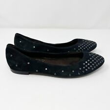 Used, AGL Atillio Giusti Leombruni Grommet Studded Black Ballet Flats Size 38 (8) for sale  Shipping to South Africa