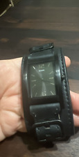 Usado, Relógio masculino Guess W1165G2 couro preto punho largo comprar usado  Enviando para Brazil