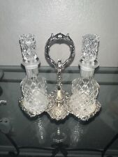 silver glass set crystal for sale  College Station