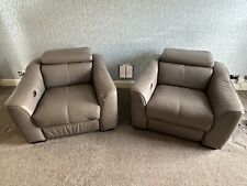 Leather recliner armchair for sale  WARRINGTON