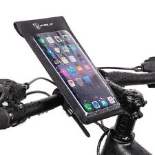 Bolso con soporte para teléfono celular para bicicleta de montaña de carretera estuche frontal bolsa de manillar, usado segunda mano  Embacar hacia Argentina