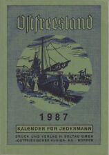 Stfreesland 1987 kalender gebraucht kaufen  Burgstädt