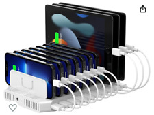UNITEK MULTI CHARGING STATION 10 PORT USB CHARGER MULTI DEVICES W/SMARTIC TECH for sale  Shipping to South Africa