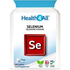 A saúde de selénio Alta Resistência 4All 220mcg Tablets (V) imune Suporte antioxidante comprar usado  Enviando para Brazil