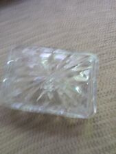 Butter dish glass for sale  MARCH