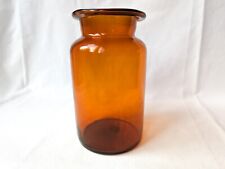 Vintage amber apothecary for sale  BARNOLDSWICK