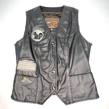 Leather biker vest for sale  Sparland