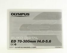 Instructions lympus zuiko gebraucht kaufen  Filderstadt