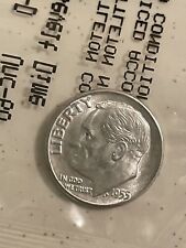 Moneda de diez centavos D Roosevelt 1955, sin circular segunda mano  Embacar hacia Argentina