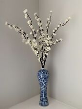 Ceramic vase blue for sale  Renton