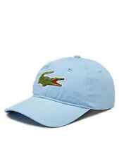 Boné de beisebol masculino Lacoste Big Croc azul claro tamanho grande logotipo crocodilo comprar usado  Enviando para Brazil