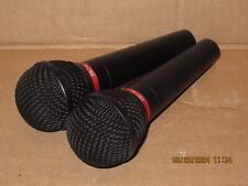 Pair of Audio-Technica Pro4L Lo-Z  Dynamic Microphone Mic for sale  Shipping to South Africa