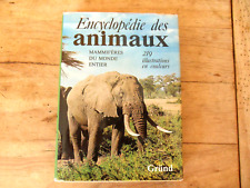 Encyclopédie animaux mammifè d'occasion  Lespignan