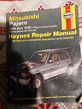 Mitsubishi pajero haynes for sale  RUGELEY