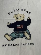 Toalha de praia vintage polo urso por Ralph Lauren 67 x 35 feita nos EUA comprar usado  Enviando para Brazil