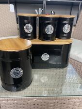 Kitchen Storage Canister Jar Storage Set Bread Bin Sugar Tea Coffee  for sale  Shipping to South Africa