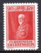 Liechtenstein Scott # 112 Muito bom estado não usado 1933 20 rp 80º aniversário príncipe Francisco I comprar usado  Enviando para Brazil