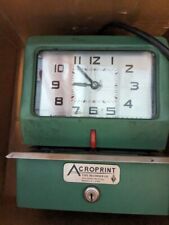 Acroprint 125AR3 Modelo 125 Analógico Manual Impresión Reloj Tiempo - Verde segunda mano  Embacar hacia Argentina