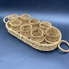 Wicker serving tray for sale  Harvard