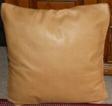 Leather cushion cover for sale  BANBURY