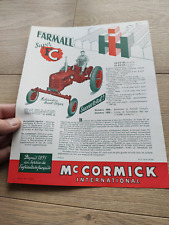 Brochure catalogue tracteur d'occasion  Villebon-sur-Yvette