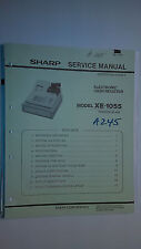 Sharp XE-1055 manual de serviço livro de reparo original caixa registradora gaveta de dinheiro, usado comprar usado  Enviando para Brazil