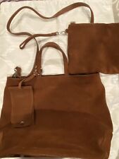 Authentic Brandon Blackwood Large Mandeville Suede Tote for sale  Shipping to South Africa