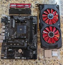 Used, Motherboard CPU GPU Bundle XFX/Gigabyte/AMD  for sale  Shipping to South Africa