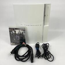 PS3 Sony PlayStation 3 Ceramic white CECHH00 Console & Cable & Resident Evil 6 for sale  Shipping to South Africa