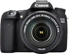 Kit de lentes USADAS para câmera digital SLR Canon EOS70D com EF-S18-135mm F3.5-5.6 IS STM comprar usado  Enviando para Brazil
