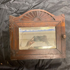Used, Antique Carved Medicine Cabinet With Beveled Mirror  for sale  Red Lion