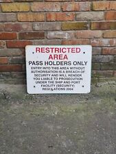 Vintage restricted area for sale  BROADSTAIRS